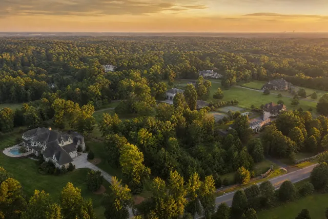 Weddington NC aerial view